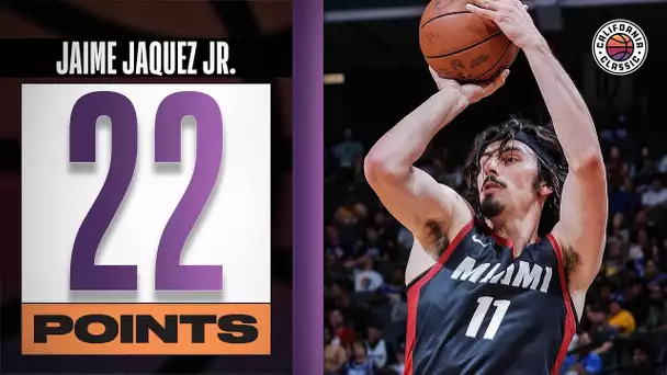 Heat 1st Round Pick Jamie Jaquez Jr.  Drops 22 Pts In Summer League Debut!
