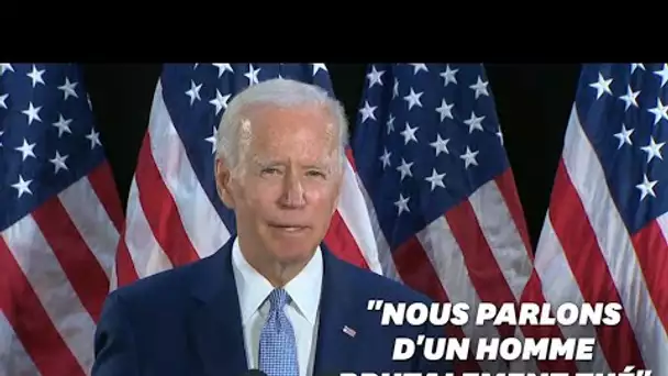 Joe Biden réagit à la déclaration de Trump sur George Floyd: "c'est méprisable"