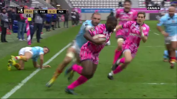 Essai d'Etien pour le Stade Français