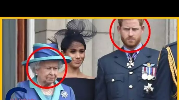 Elizabeth II, très contrariée par Harry et Meghan? Ce détail sur une photo qui en dit long