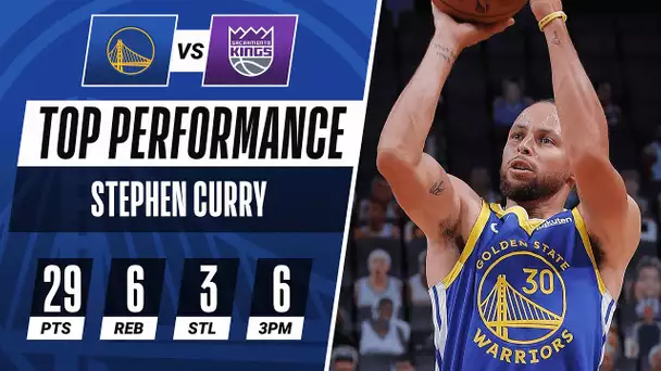 Curry Drops 29 PTS, 6 REB, 3 STL & 6 3PM To Lead Warriors!