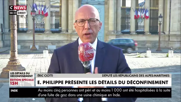 Eric Ciotti (LR) sur le déconfinement : «Le confinement était une forme de privation des libertés»