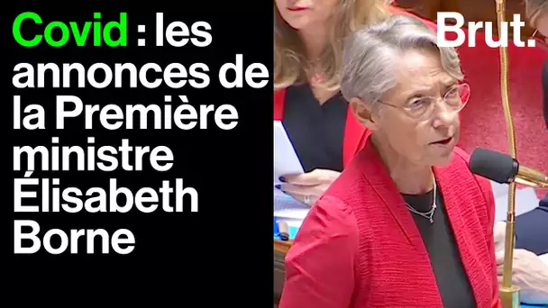 Covid : les annonces de la Première ministre Élisabeth Borne