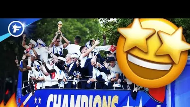 Au cœur de la parade avec les Bleus aux Champs-Élysées