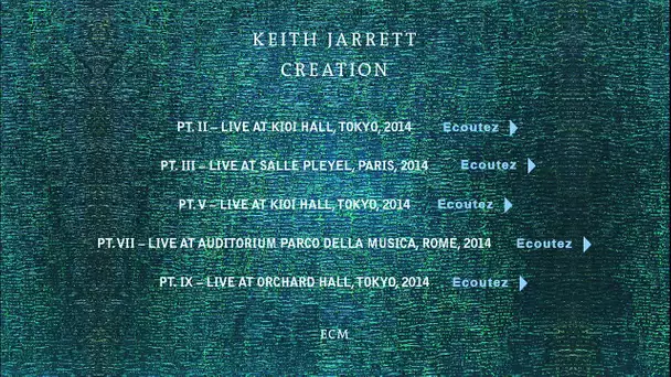 Keith Jarrett - Creation - Medley