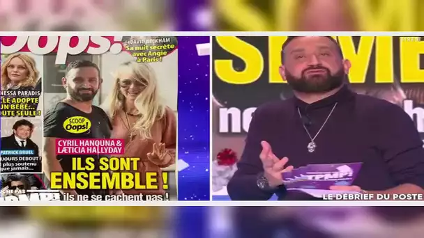 ✅  VIDÉO – Laeticia Hallyday en couple avec Cyril Hanouna : l&#039;animateur de TPMP ironise