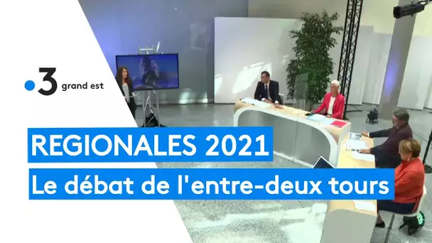 Régionales 2021, Grand Est : suivez le débat d'entre-deux tours avec les quatre candidats qualifiés