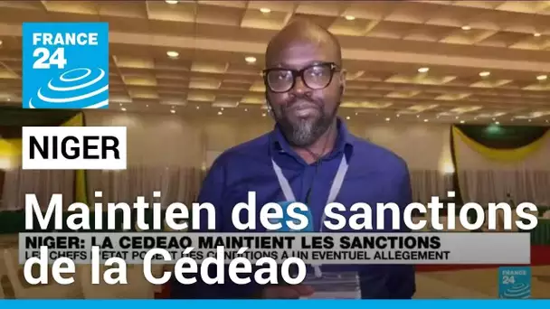 Niger : la Cédéao maintient ses sanctions, en posant des conditions à leur allègement