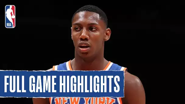 KNICKS at WIZARDS | RJ Barrett Shows Out For the Knicks In Debut | 2019 NBA Preseason
