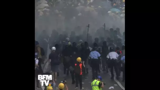 De violents affrontements à Hong Kong ont fait une vingtaine de blessés