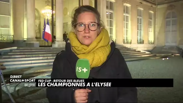 Fed Cup : Les Bleues reçues à l'Élysée