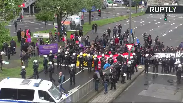 Cologne : une manifestation contre la tenue du congrès du parti anti-immigration AfD