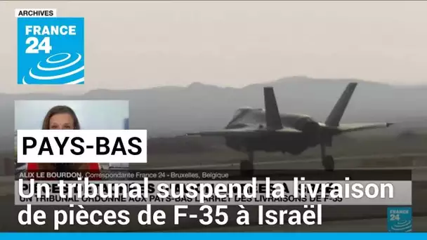Guerre à Gaza : un tribunal ordonne aux Pays-Bas d'arrêter la livraison de pièces de F-35 à Israël
