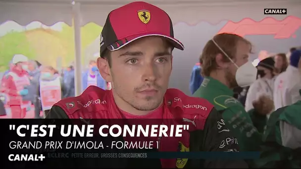Leclerc : "C'est une connerie" - Grand Prix d'Imola - F1