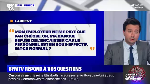 Ma banque refuse d'encaisser mon chèque. Est-ce normal? BFMTV répond à vos questions