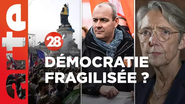Hors-série démocratie | Laurent Berger et Joséphine Kollmannsberger - 28 Minutes - ARTE
