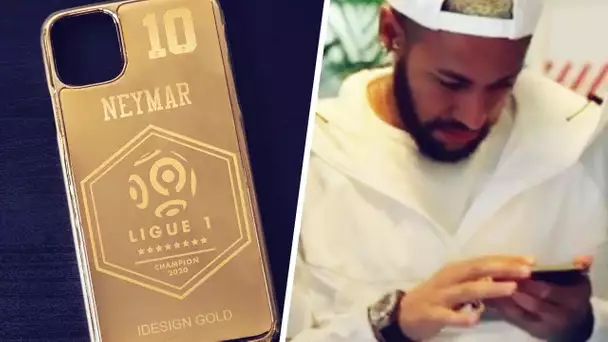 Neymar, Mbappé et Thiago Silva vont recevoir une coque iPhone en or 24 carats ! | Oh My Goal