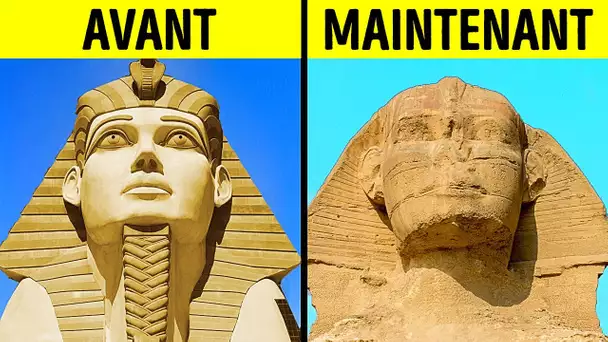 Des Monuments Célèbres Hier VS Aujourd’hui (Le Sphinx Avait Une Barbe !)