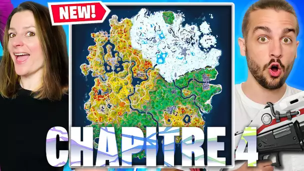 ON DECOUVRE LA MAP A 100% SUR LE NOUVEAU CHAPITRE 4 SUR FORTNITE EN DUO !