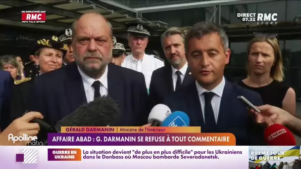 Affaire Damien Abad : Gérald Darmanin et Éric Dupond-Moretti se refusent à tout commentaire