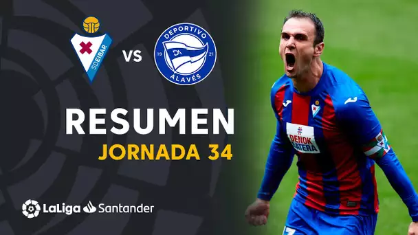 Resumen de SD Eibar vs Deportivo Alavés (3-0)