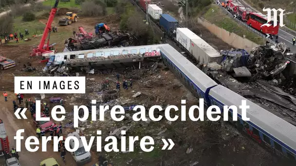 Grèce : au moins trente-six morts dans « le pire accident ferroviaire » jamais connu dans le pays