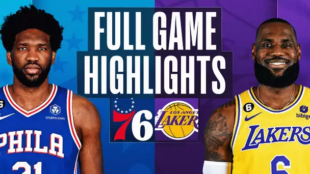 76ERS at LAKERS | FULL GAME HIGHLIGHTS | January 15, 2023