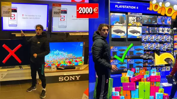 J'ACHÈTE DES MÉGA CADEAUX A YOUNES POUR ME FAIRE PARDONNER ! 🤑😱 (PC GAMER,TV4K,PLAYSTATION4...)