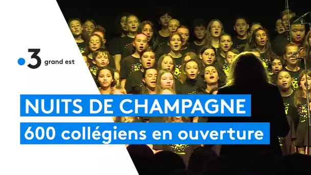 600 collégiens en ouverture des Nuits de Champagne 2022