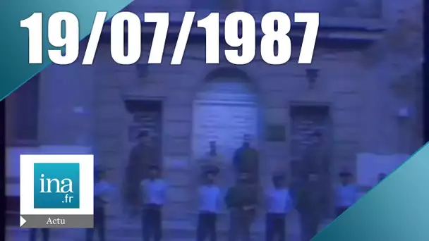 20H Antenne 2 du 19 juillet 1987 - Extraction des otages français à Téhéran | Archive INA