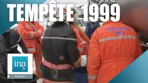 Tempête 1999 :  Corcieux sans électricité et sans eau potable | Archive INA