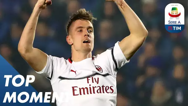 Piątek scores wonderful goal against Atalanta | Atalanta 1-3 Milan | Top Moment | Serie A