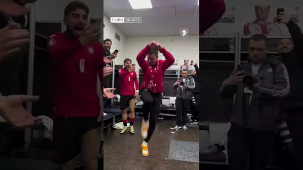 🕺😂 Cette danse de Kvaratskhelia et des Géorgiens après leur qualification pour l'EURO ! #shorts