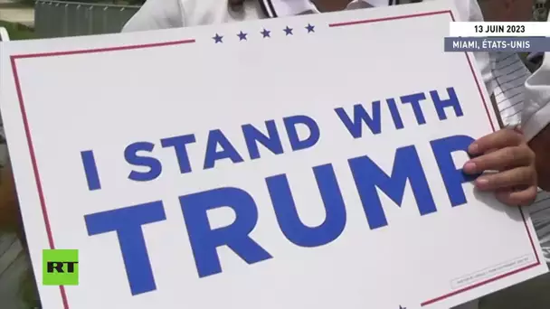 🇺🇸 États-Unis : des partisans de Trump se rassemblent devant le Doral golf club