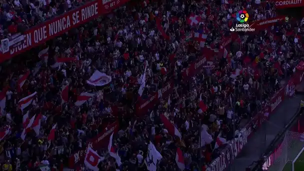 Calentamiento Sevilla FC vs Atlético de Madrid