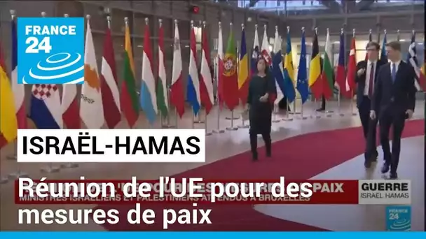 Réunion de l'UE pour la paix : les ministres Israéliens et Palestiniens attendus • FRANCE 24
