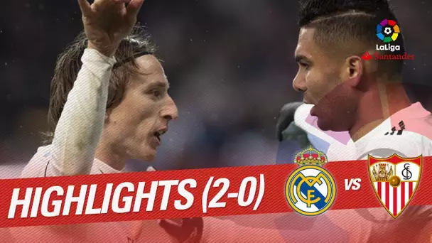 Highlights Real Madrid vs Sevilla FC (2-0)