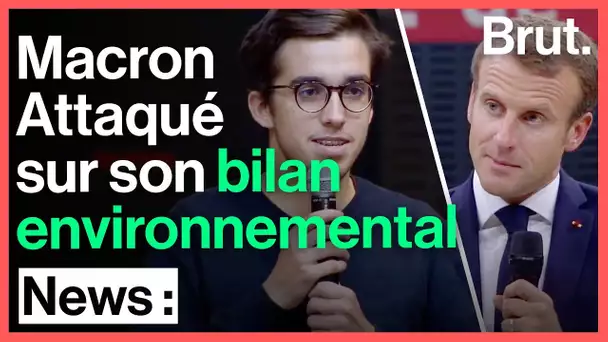 Attaqué sur son bilan environnemental, Emmanuel Macron répond