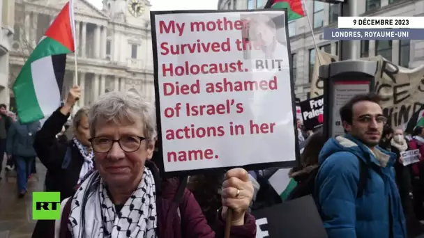 🇬🇧  Londres : des milliers de personnes défilent pour demander un cessez-le-feu à Gaza