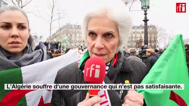 A Paris, la diaspora algérienne manifeste contre un 5e mandat de Bouteflika