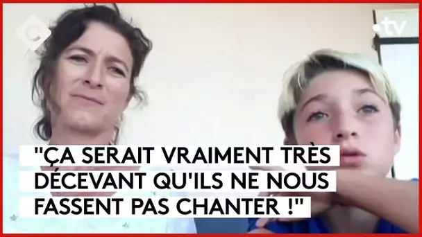 Rugby : déception des enfants privés de chanter les hymnes - La Story - C à Vous - 14/09/2023