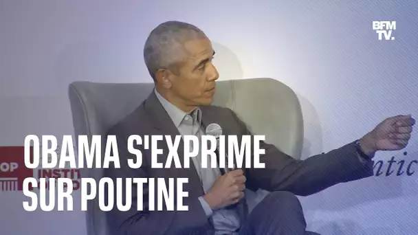 Obama sur Poutine: "Je ne sais pas si c'est la même personne que j'ai connue"