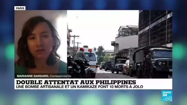 Double attentat aux Philippines : au moins 10 morts à Jolo, bastion d'un groupe djihadiste