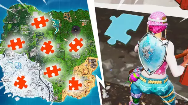 'TROUVER DES PIECES DE PUZZLE SOUS DES PONTS ET DANS DES CAVES' SUR FORTNITE