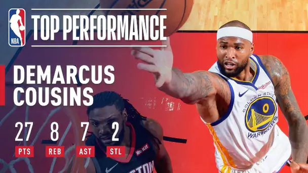 DeMarcus Cousins Goes For a Season-High 27 Points In Houston | March 13, 2019