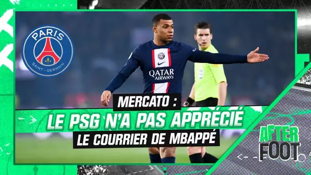 Le PSG "énervé" par le courrier de Mbappé sur son avenir