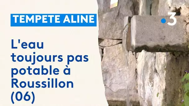 Tempête Aline : l'eau toujours pas potable dans plusieurs villages des Alpes-Maritimes