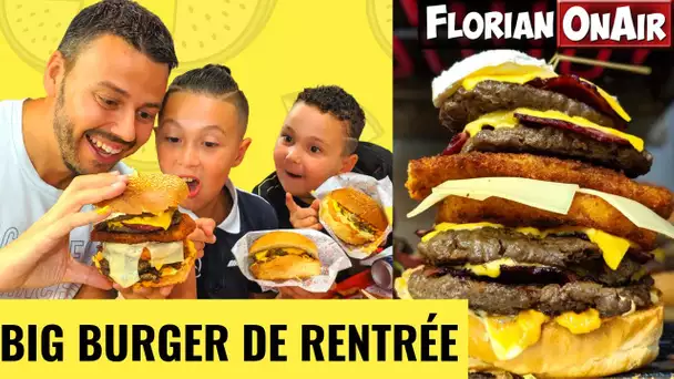 Le BURGER XXL de la rentrée avec les KIDS - VLOG #855