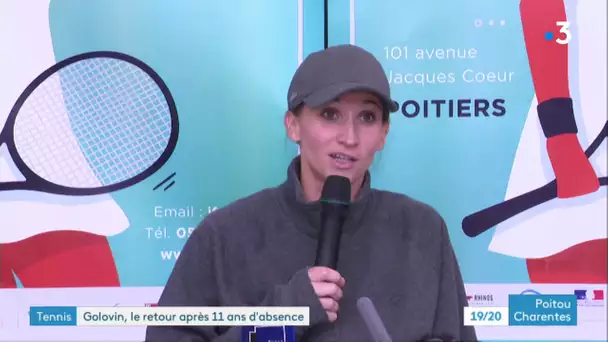 Tatiana Golovin aux Internationaux de Tennis de Poitiers