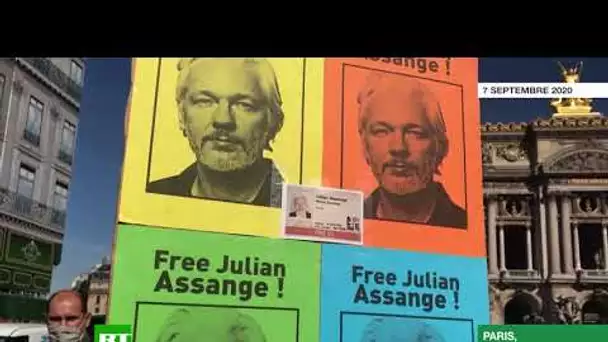 France : à Paris des manifestants exigent la libération de Julian Assange